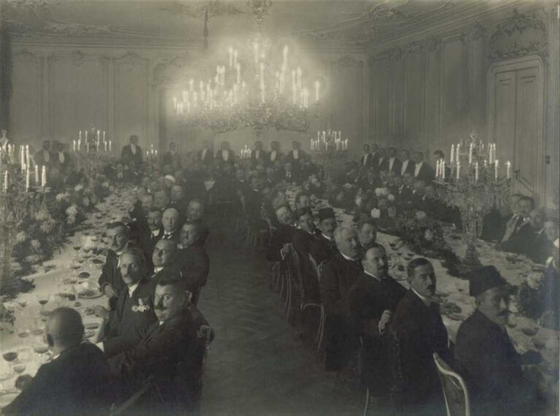 Banket na počest Národní skupštiny Království SHS (1922).
