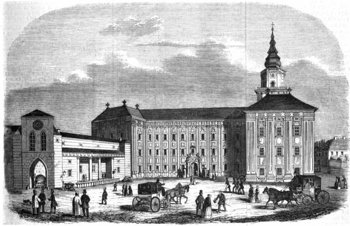 Kroměřížský zámek—sídlo říšského sněmu 1848/49
