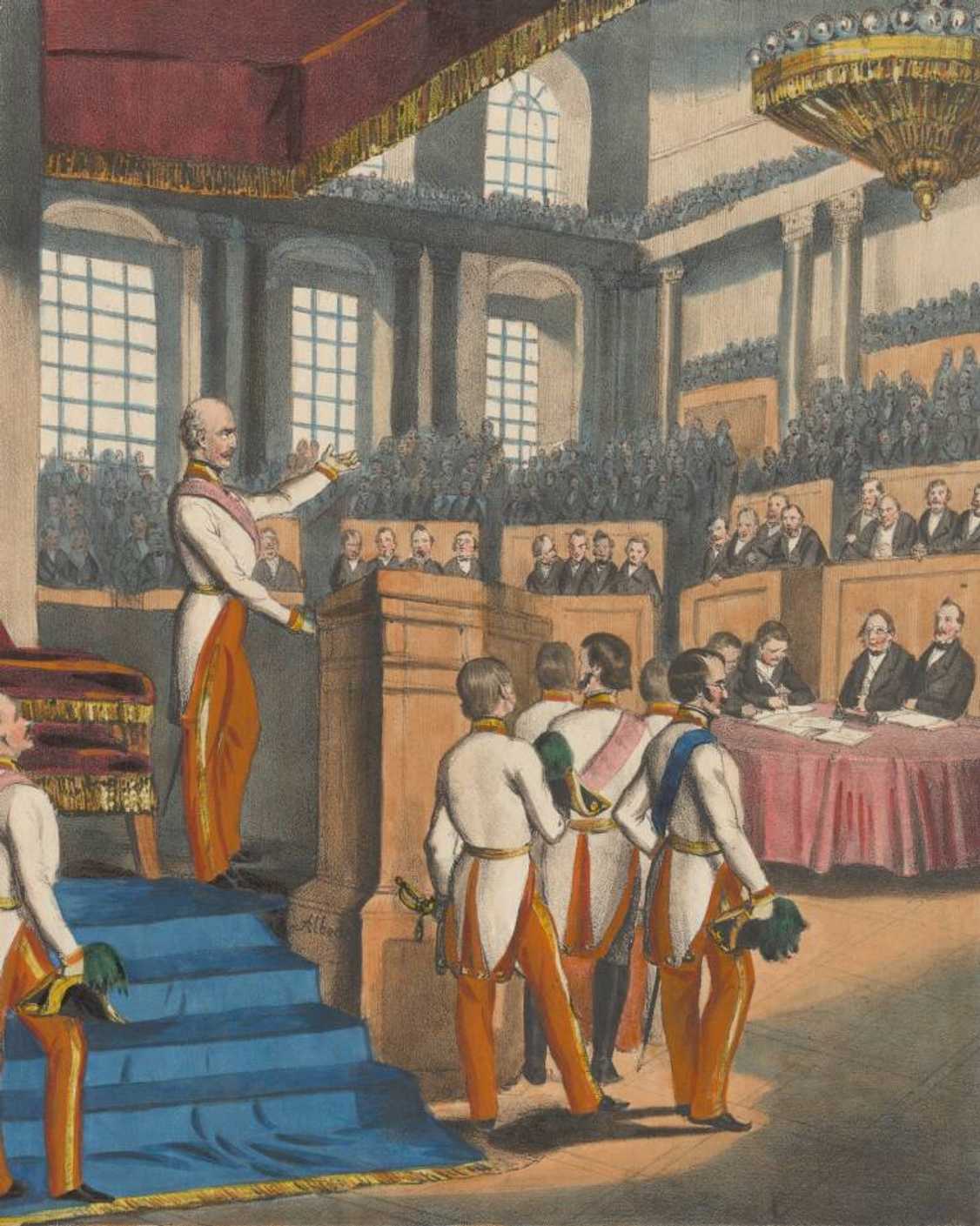 Slavnostní zahájení říšského sněmu arcivévodou Janem