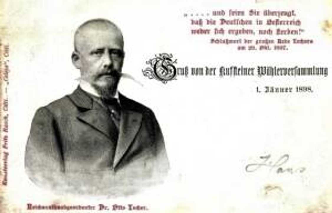 Německonacionální poslanec Otto Lecher
