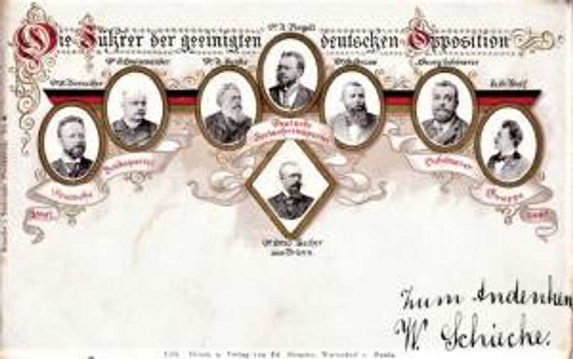 Vůdci sjednocené německé opozice (1897)
