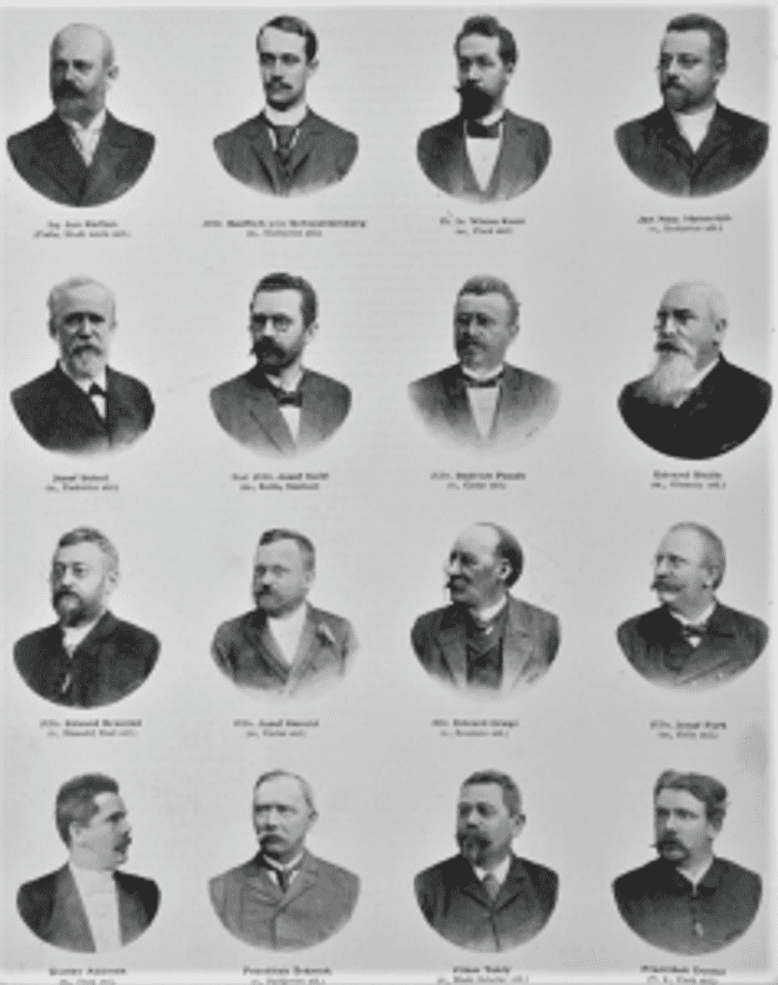 Tablo českých poslanců 1897 &#8211; 2. část (Světozor 9. 4. 1897)
