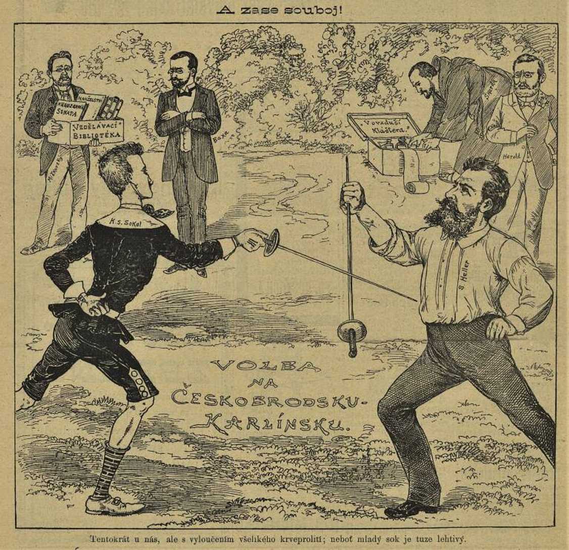 A zase souboj (Šípy, 9. 10. 1897)
